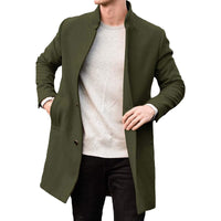 Autumn And Winter New Thick Woolen Men's Coat