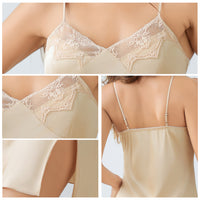 Chiffon Slip Nightgown Thin Lace Sleepwear