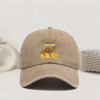 Mens Outdoor Simple All-Match Embroidered Letter Baseball Cap