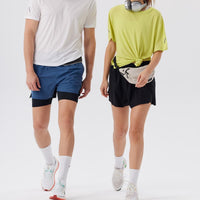 Men's Lined Three-quarter-length Shorts With A Back Waist Pocket