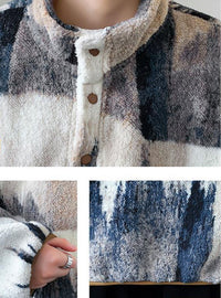 Fashion Men's Velvet Padded Thickened Sweater