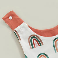 Boys Fashion Simple Printed Sleeveless Vest Garments