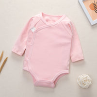 Baby's Long Sleeve Triangle One-piece Romper