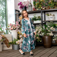 Autumn And Winter Clothing Green Ordinary Print Women's Dubai