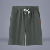 Summer Solid Color Cropped Pants Chinese Style