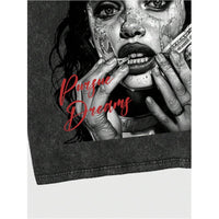 Men's Graphic T-Shirt With Figure And Letter Print Short Sleeves