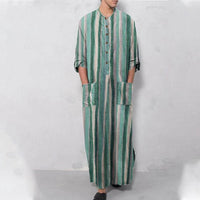 Muslim Southeast Asia Loose And Simple Long Sleeve Middle East Men's Robe