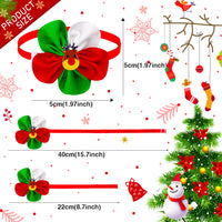 Christmas Dog Cat Tie Bow Tie Ornament