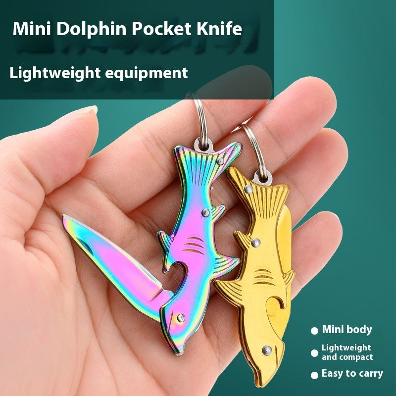 Keychain Pendant Folding Knife Portable