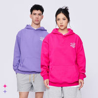 Loose American Retro English Printed Hoodie