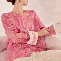 Chinese Style Retro Beaded Embroidery Design Blouse Mulberry Silk Graceful And Fashionable Coat