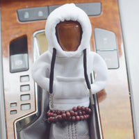 Velvet Car Gear Handle Sleeve Handle Decorative Knob Hoodie Handbrake Cover Hoodie