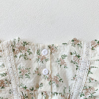 Baby Girl Long Sleeve Floral Romper