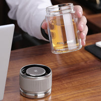 Unisex Portable High-end Transparent Water Bottle