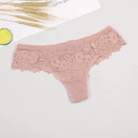 Lace Sexy Temptation See-through Mesh Thong Toe Lace Trim