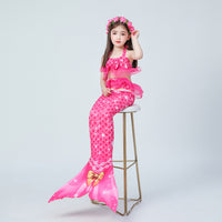 Children's Swimsuit 3-piece Bikini With High Elasticity