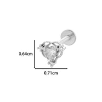 Stainless Steel Internal Thread Flat Bottom Rod Labret