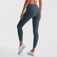 Outdoor Sports High Waist Hip Lift Fitness Running Tight Breathable Sports Pants