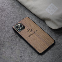 Compatible with Apple, Ultra-thin Apple 11 Mobile Phone Case Solid Wood Iphonexs All-inclusive Protective Cover