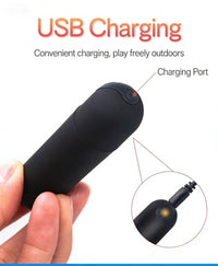10 Speed Wireless Remote Bullet Vibrator, Women Lace Erotic Panties, Rechargeable Portable AV Massager