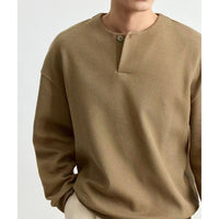 Mens Plus-Size Lightweight Crew-Neck Sweatshirt