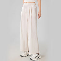 High-waisted Figure-flattering Elastic Cooling And Breathable Workout Pants