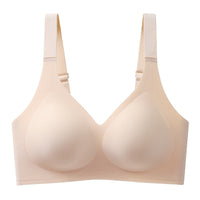 Plus Size Underwear Women's Big Chest And Small Jelly Stick Soft Support