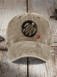 Washed Cotton Printed Hat Distressed Dad Cap Men Retro Baseball Cap Hot Soft Top Sun Hat