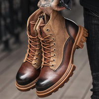 Fashion Men's Vintage High Top Martin Boots