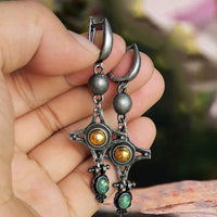 Europe And America Creative Gold Bead Earrings For Women