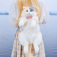 Simulation Calico Cat Backpack Cute Kitten Plush