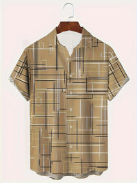 Fashion Printed Shirt Summer Menswear Printing