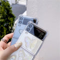 Mobile Case Folding Screen Zflip3 Transparent Protective