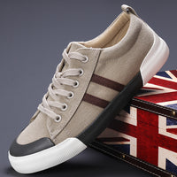 Men's Canvas Shoes Lightweight Breathable All-match Low Top