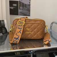 Korean Style Elegant Diamond Patterned Phone Bag Chic And Casual Shoulder Crossbody Bag