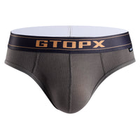 Summer Men's Low Waist Single Layer U Convex Thin Briefs Underwear