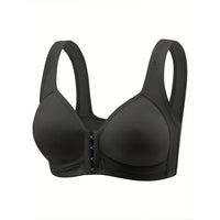 Front Button Underwear Large Size Push Up European And American Bra