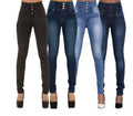 High waist fashion stretch denim pants