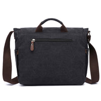 Men's Business Crossbody Canvas Portable Briefcase