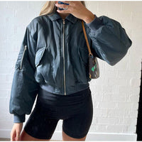 Women's Long-sleeved Pocket Casual Jacket
