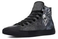 Printed Couple High-top Canvas Shoes