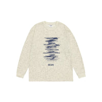 Men's American Retro Crew Neck Long-sleeved T-shirt