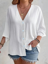 Ladies' Fashion Solid Color Button Cardigan Long Sleeve
