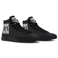 Printed Couple High-top Canvas Shoes