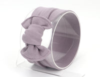 Knotted bowknot wide children's hair band