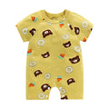 New Summer Baby''s One-piece Clothes Harbin Clothes Newborn Baby Cotton Short Sleeve thin Crotch Crawling Clothes Wholesale