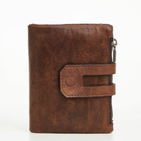 Casual Fashion Double Zipper Multi-card Pocket Wallet