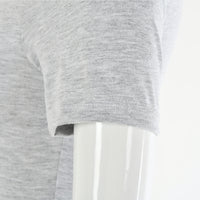 Round neck short sleeve jumpsuit