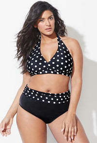 European and American floral bikini