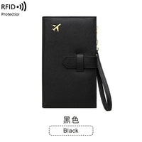 RFID Anti-magnetic Passport Holder Multifunctional Long Ladies Wallet